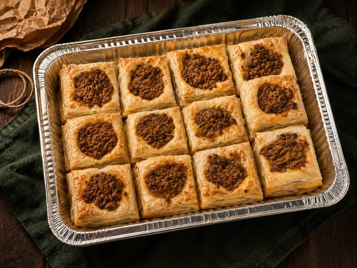 Lahm bi Ajeen · 25 beef pies