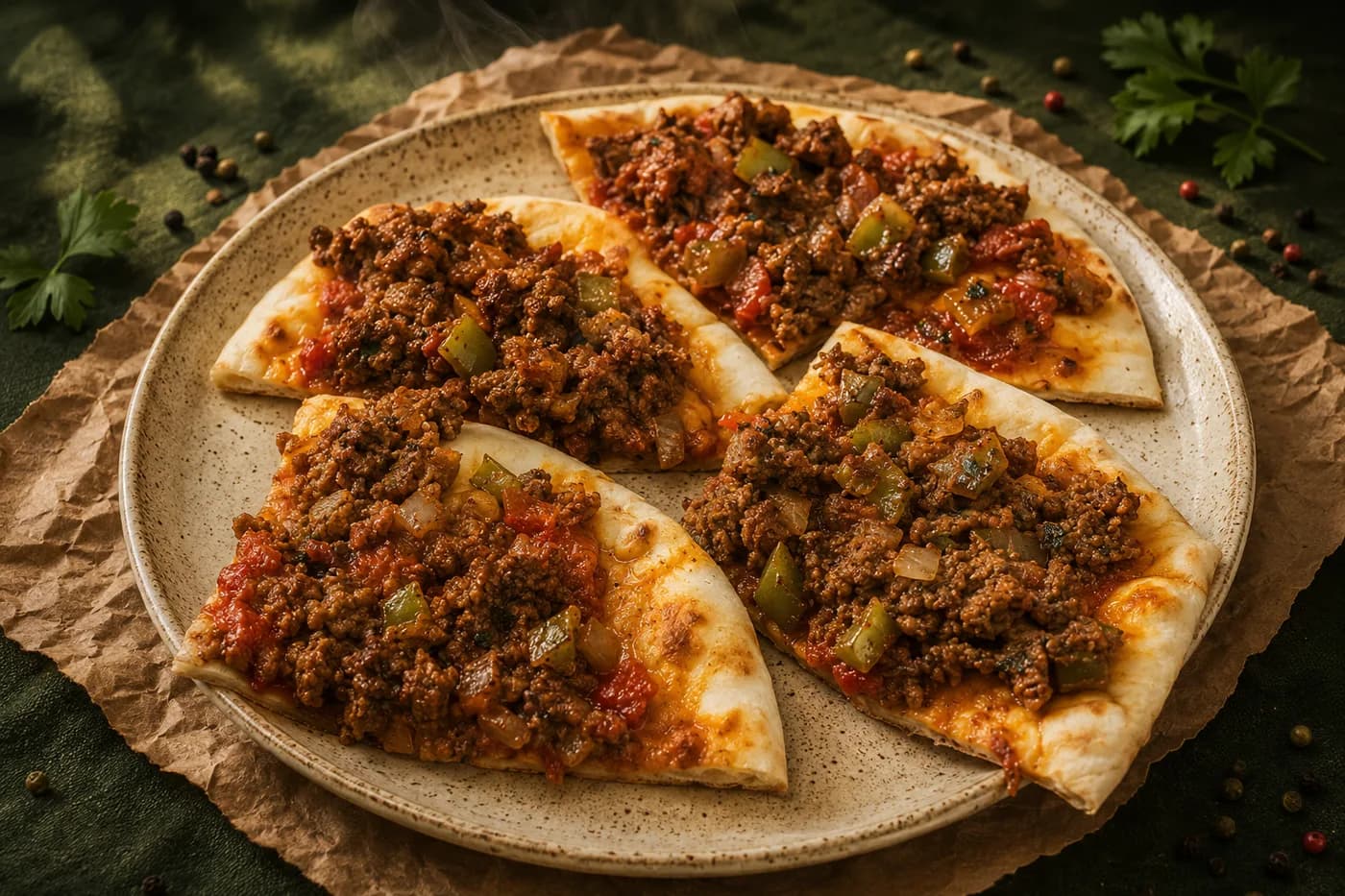 Lebanese Flatbread Sfeeha
